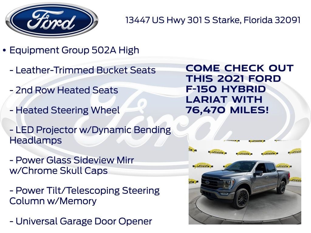 2021 Ford F-150 Lariat