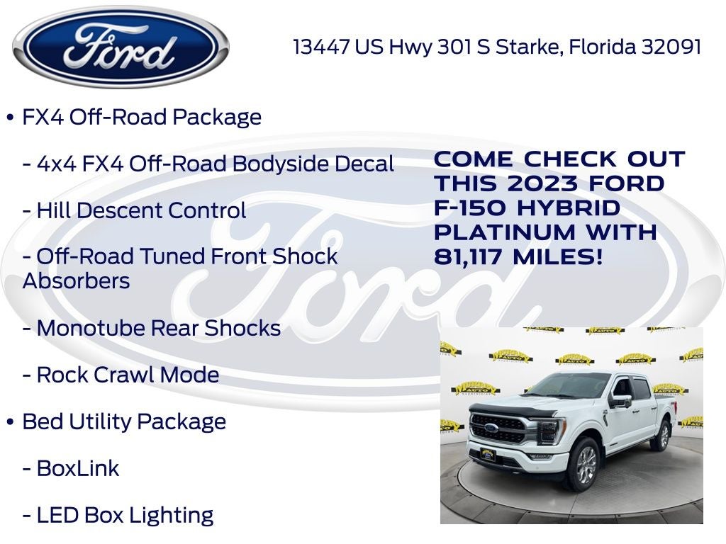 2023 Ford F-150 Platinum