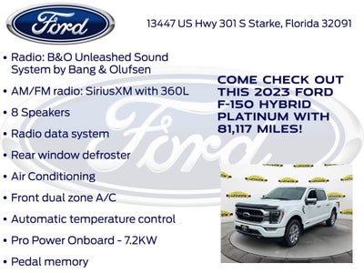 2023 Ford F-150 Platinum