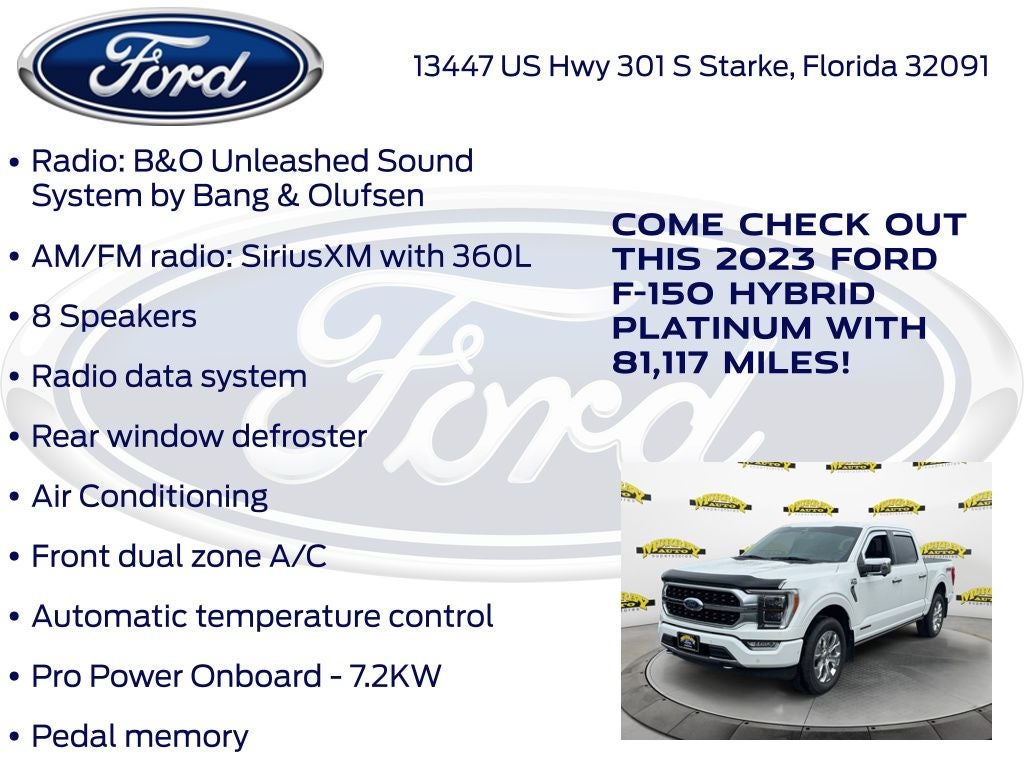 2023 Ford F-150 Platinum