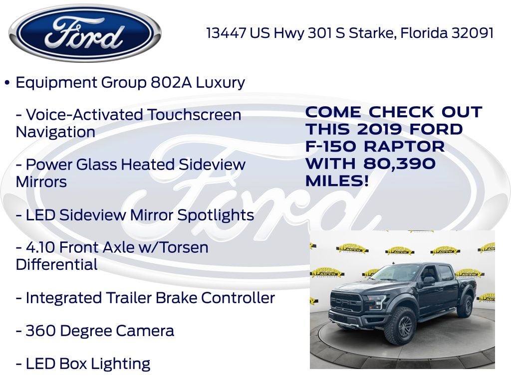 2019 Ford F-150 Raptor