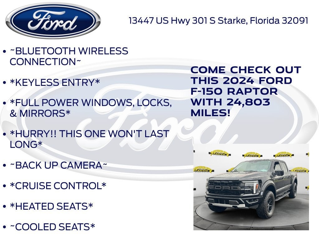 2024 Ford F-150 Raptor