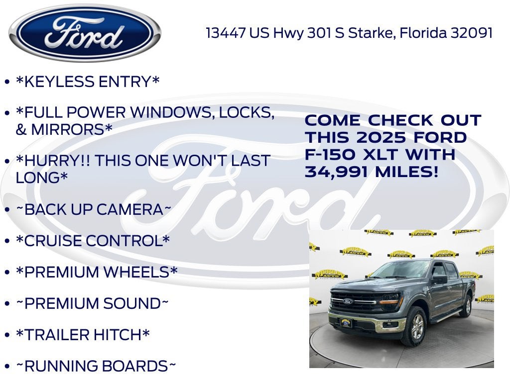 2025 Ford F-150 XLT