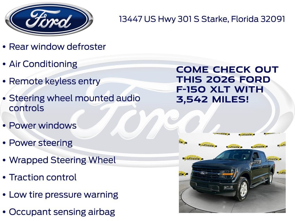 2026 Ford F-150 XLT