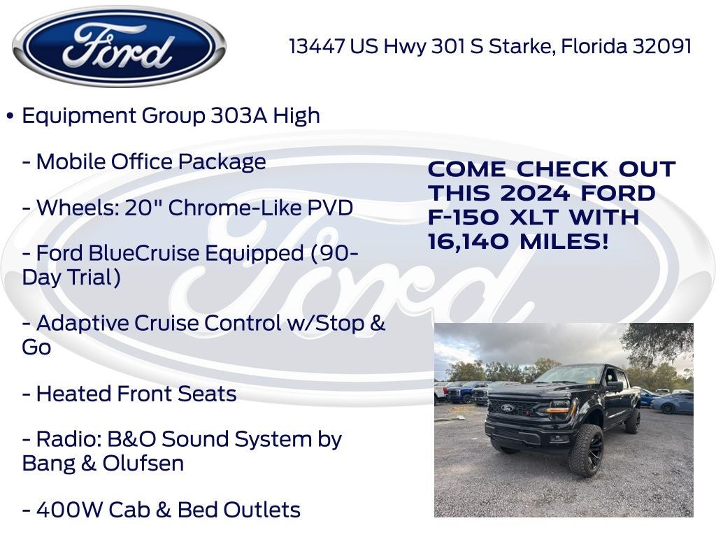 2024 Ford F-150 XLT SUPERCHARGED BLACK WIDOW-