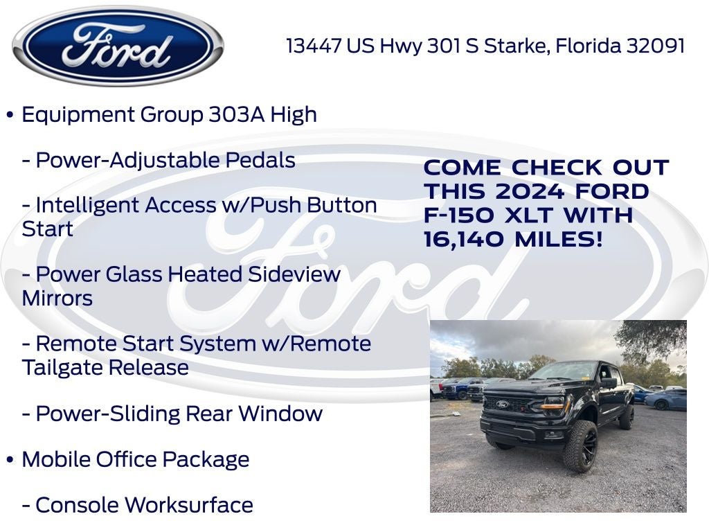 2024 Ford F-150 XLT SUPERCHARGED BLACK WIDOW-