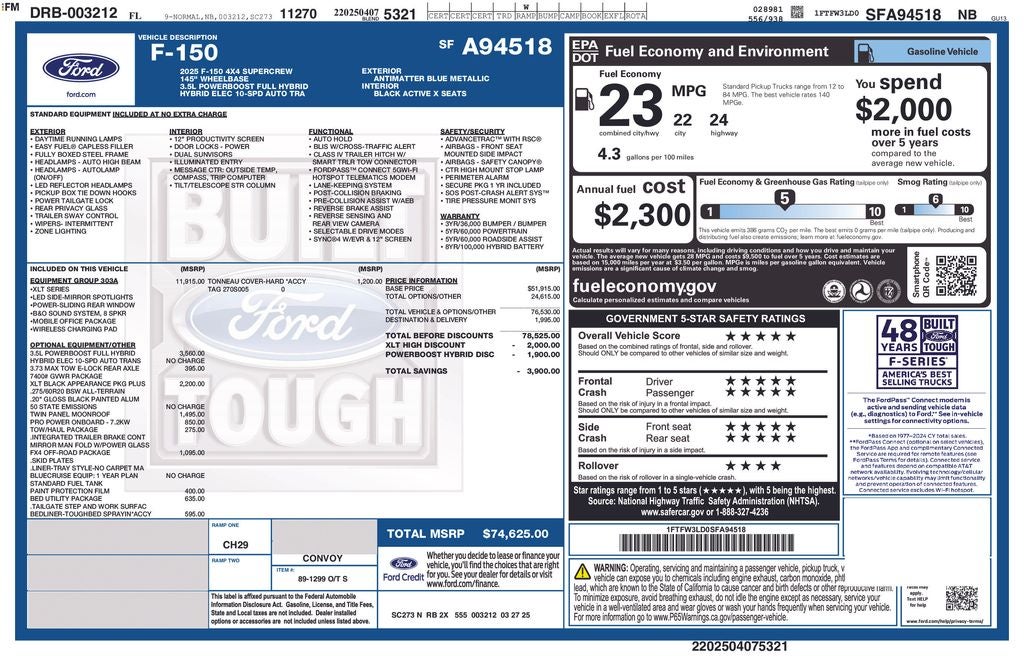 2025 Ford F-150 XLT
