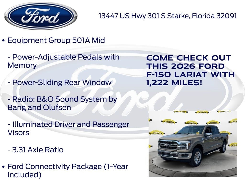 2026 Ford F-150 Lariat
