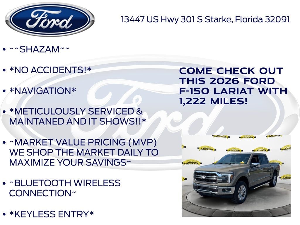 2026 Ford F-150 Lariat