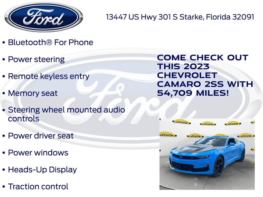 2023 Chevrolet Camaro SS 2SS
