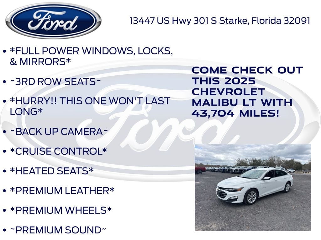 2025 Chevrolet Malibu LT 1LT