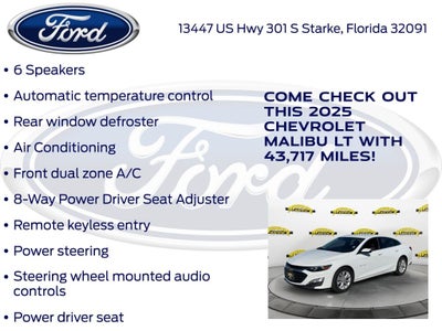 2025 Chevrolet Malibu LT 1LT