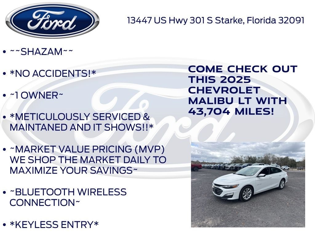 2025 Chevrolet Malibu LT 1LT