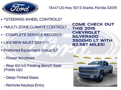 2015 Chevrolet Silverado 3500HD LT