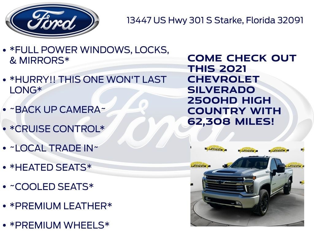 2021 Chevrolet Silverado 2500HD High Country