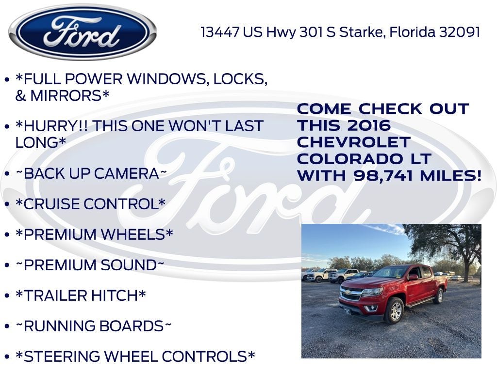 2016 Chevrolet Colorado LT