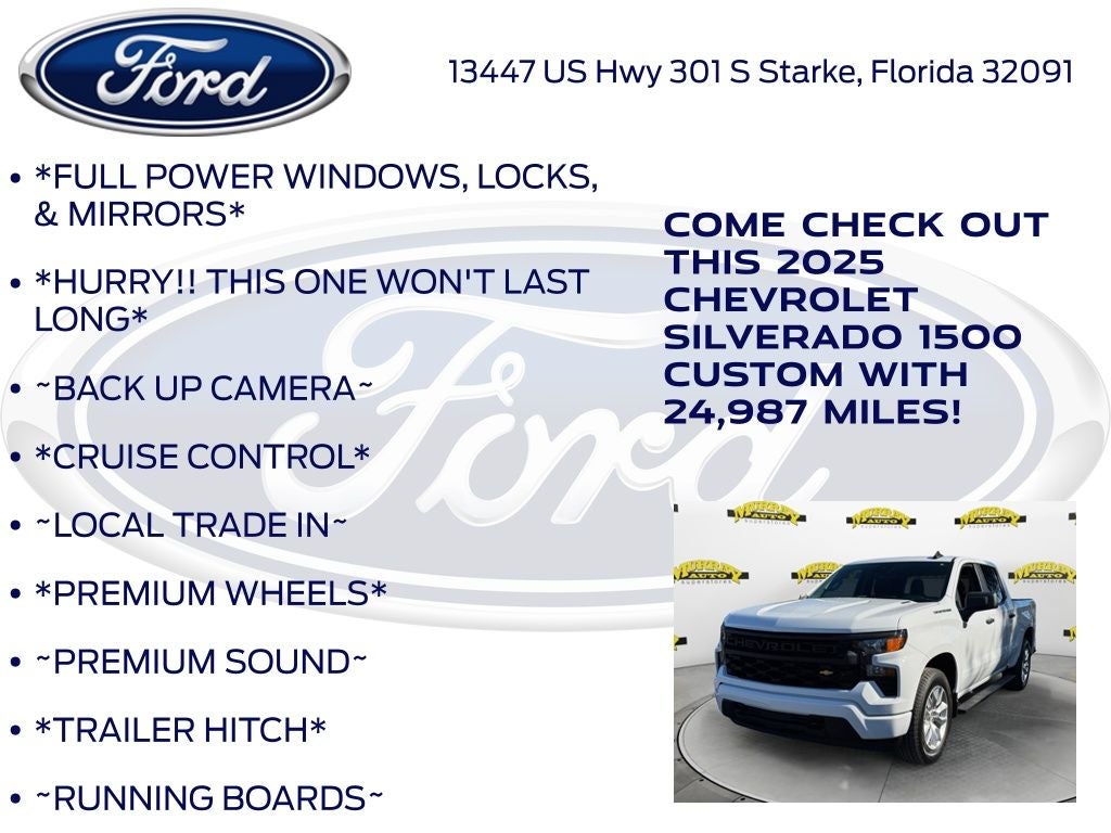 2025 Chevrolet Silverado 1500 Custom