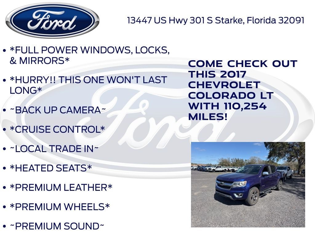 2017 Chevrolet Colorado LT