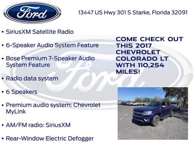 2017 Chevrolet Colorado LT