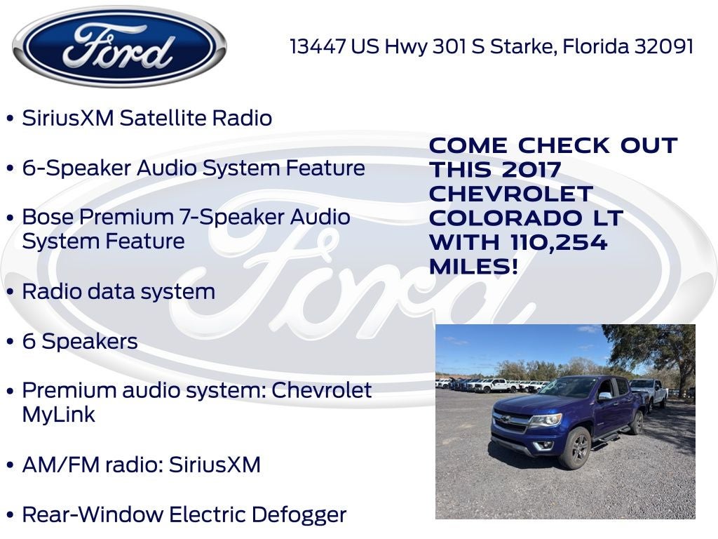 2017 Chevrolet Colorado LT