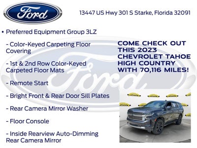 2023 Chevrolet Tahoe High Country