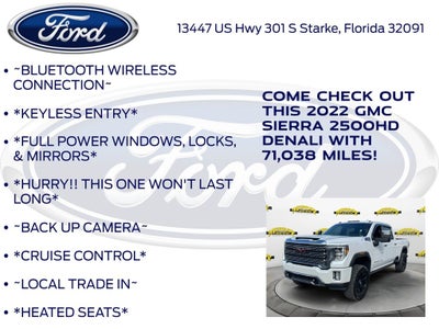 2022 GMC Sierra 2500HD Denali