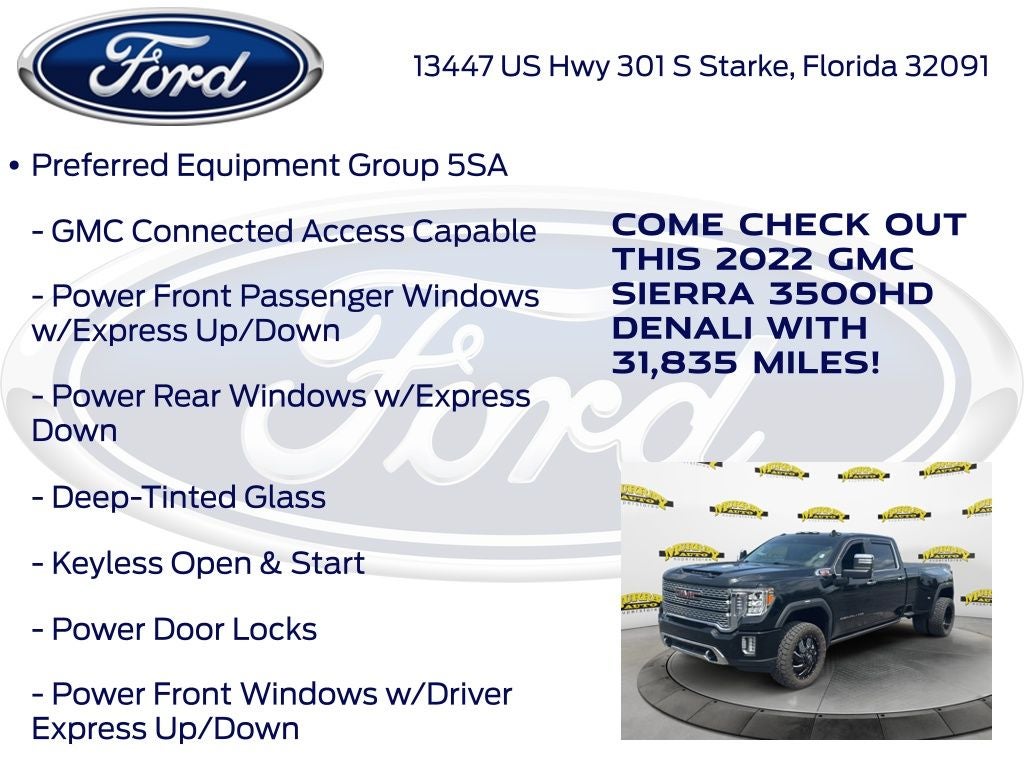 2022 GMC Sierra 3500HD Denali