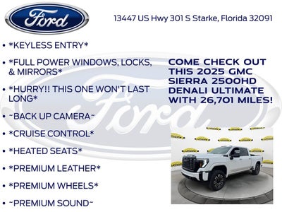 2025 GMC Sierra 2500HD Denali Ultimate