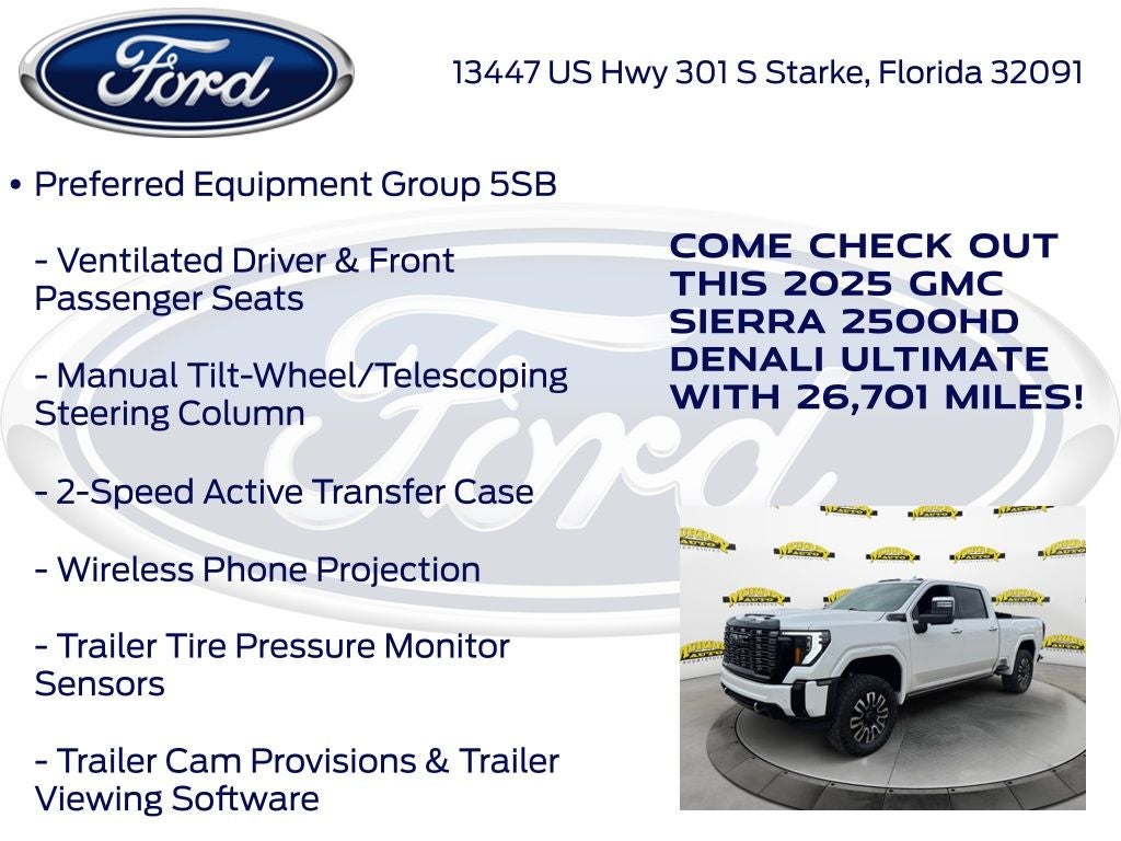 2025 GMC Sierra 2500HD Denali Ultimate
