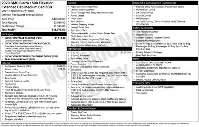 2020 GMC Sierra 1500 Elevation
