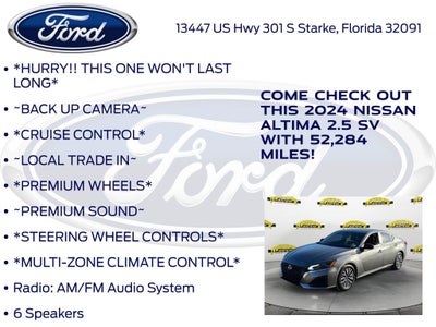 2024 Nissan Altima 2.5 SV