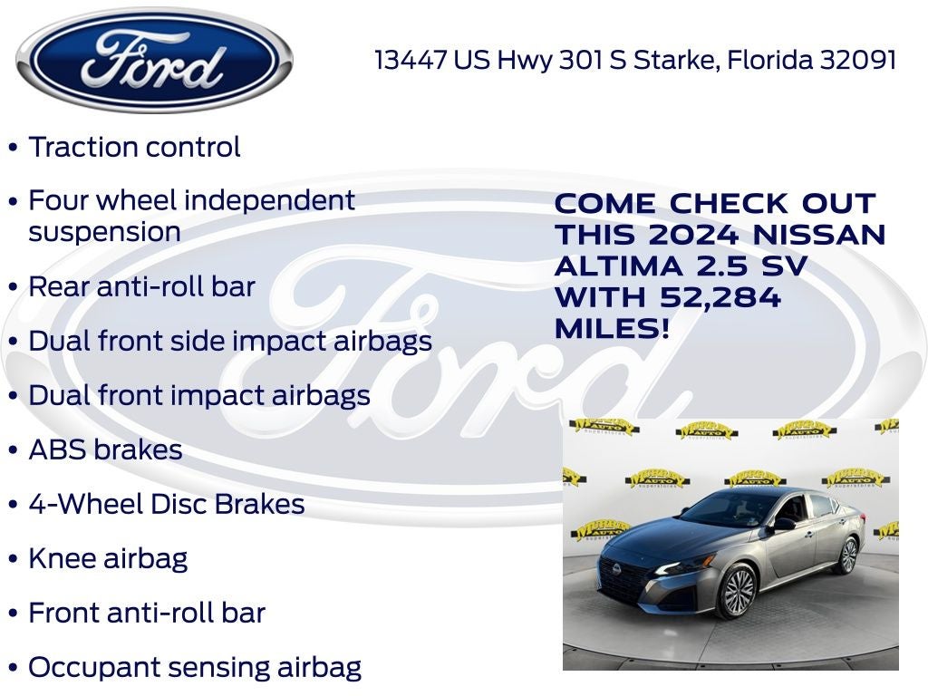 2024 Nissan Altima 2.5 SV
