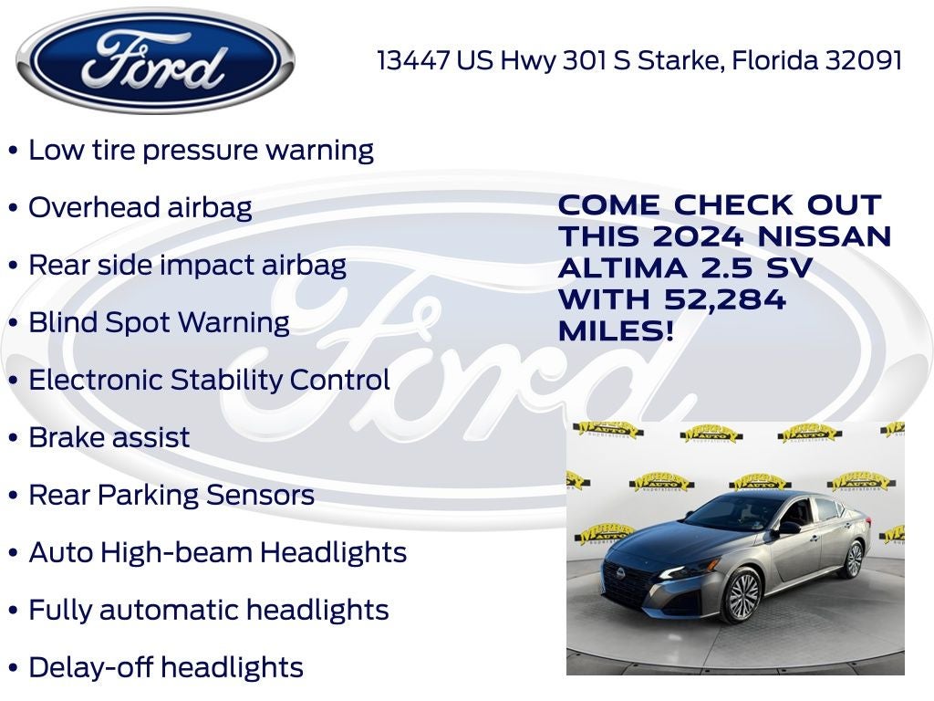 2024 Nissan Altima 2.5 SV