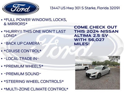 2024 Nissan Altima 2.5 SV