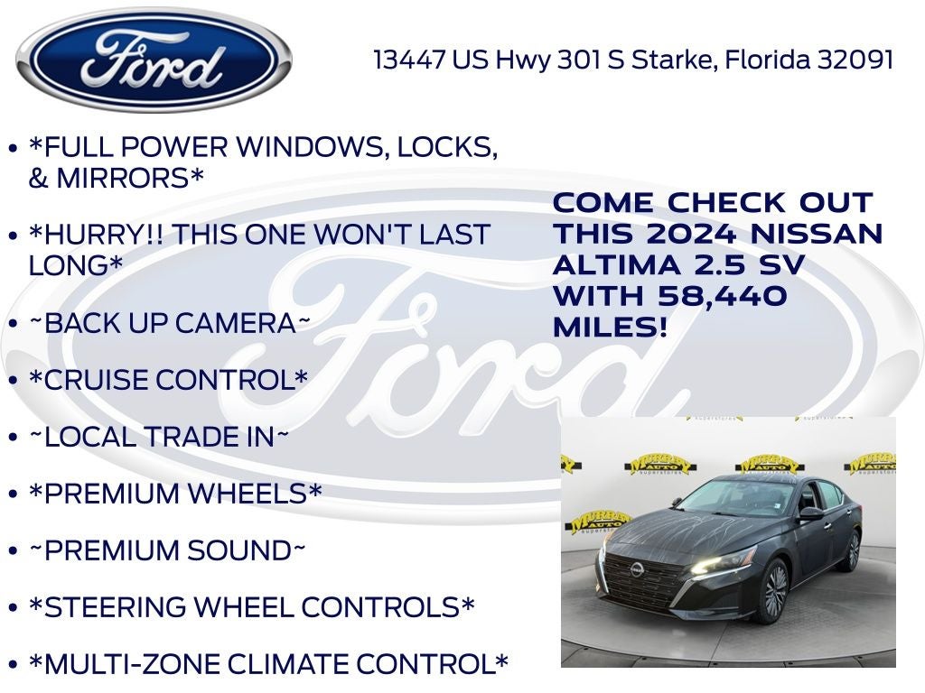 2024 Nissan Altima 2.5 SV