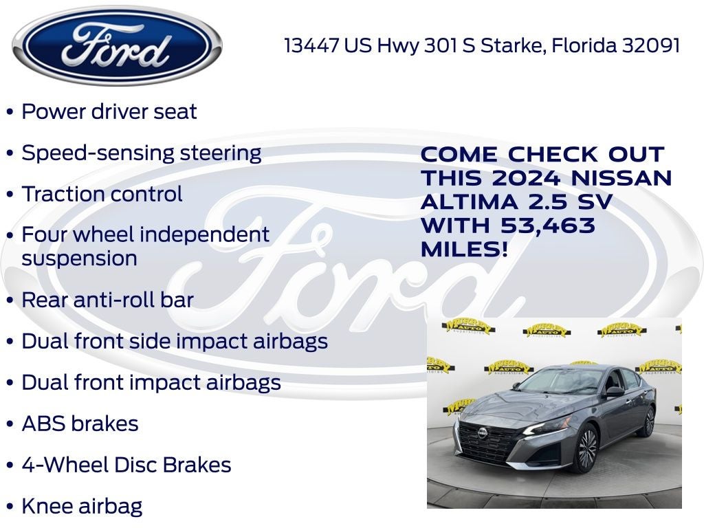 2024 Nissan Altima 2.5 SV