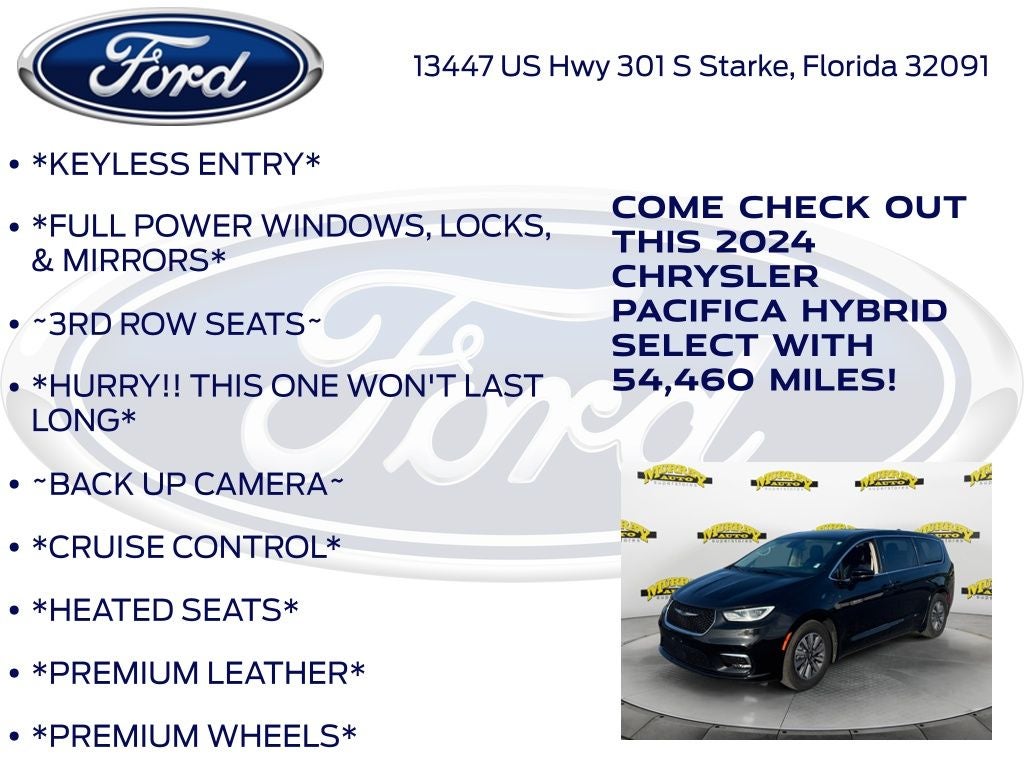 2024 Chrysler Pacifica Hybrid Select
