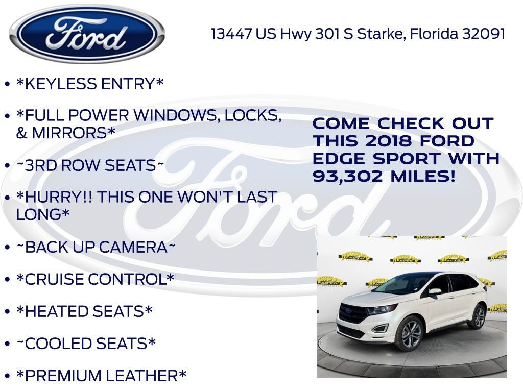 2018 Ford Edge Sport