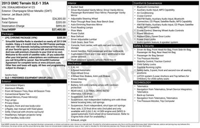 2013 GMC Terrain SLE-1