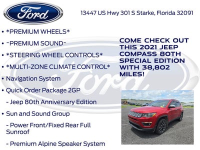 2021 Jeep Compass 80th Special Edition