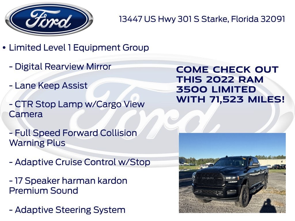 2022 RAM 3500 Limited