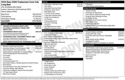 2024 RAM 3500 Tradesman