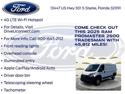 2025 RAM ProMaster 2500 Base
