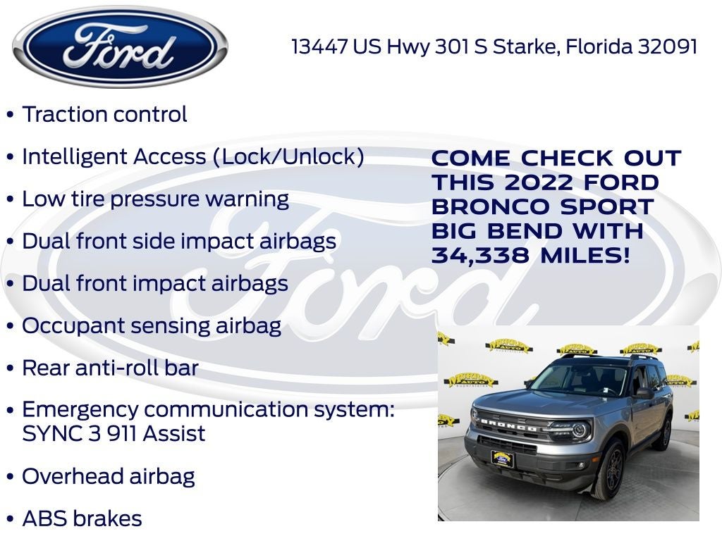 2022 Ford Bronco Sport Big Bend