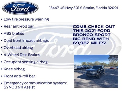 2021 Ford Bronco Sport Big Bend
