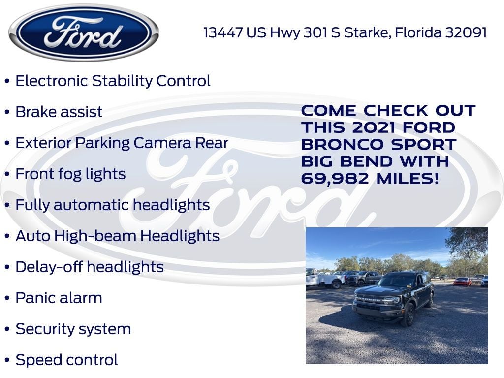 2021 Ford Bronco Sport Big Bend
