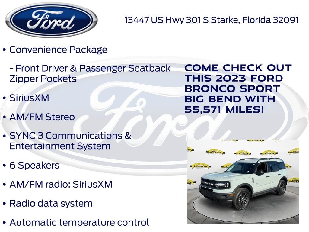 2023 Ford Bronco Sport Big Bend