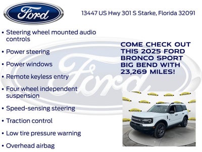 2025 Ford Bronco Sport Big Bend