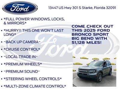 2025 Ford Bronco Sport Big Bend
