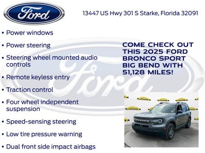 2025 Ford Bronco Sport Big Bend